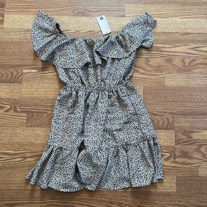 Harper & Me Ruffle Polka Dot Dress